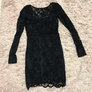 Forever 21 | NWOT Black Lace Bodycon Mini Dress
